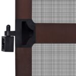 vidaXL Hinged Hmyzová sieť Hnedá a čierna 100 x 215 cm – Obrázok 6