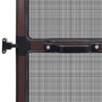 vidaXL Hinged Hmyzová sieť Hnedá a čierna 100 x 215 cm – Obrázok 8