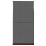 vidaXL Hinged Hmyzová sieť Hnedá a čierna 120 x 240 cm – Obrázok 2