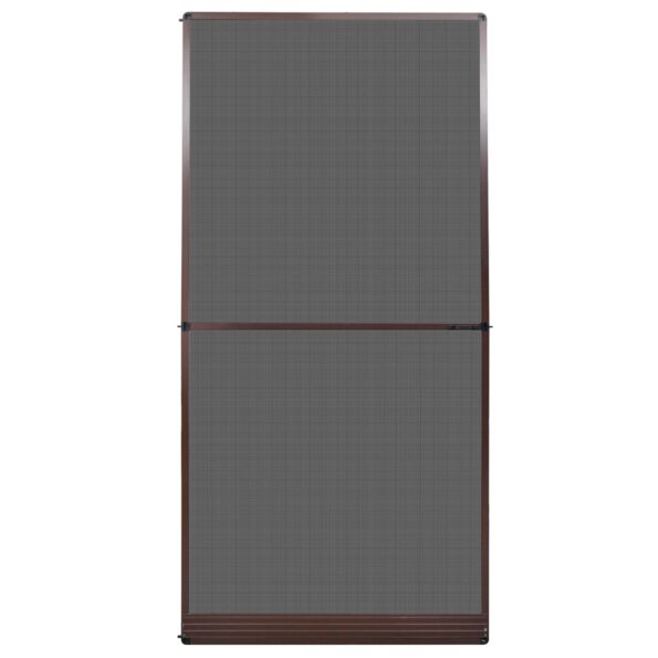 vidaXL Hinged Hmyzová sieť Hnedá a čierna 120 x 240 cm – Obrázok 2