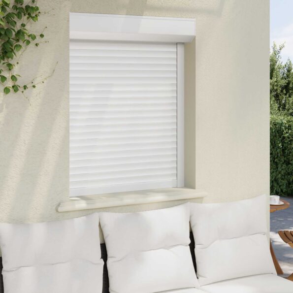 vidaXL Rolety Biely 80 x 100 cm Hliník a polyuretán – Obrázok 3