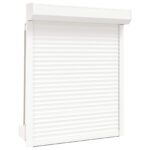 vidaXL Rolety Biely 100 x 130 cm Hliník a polyuretán – Obrázok 2