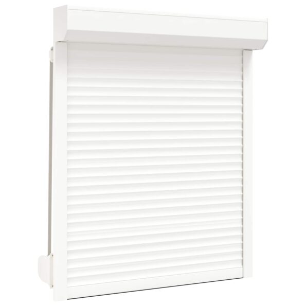 vidaXL Rolety Biely 100 x 130 cm Hliník a polyuretán – Obrázok 2