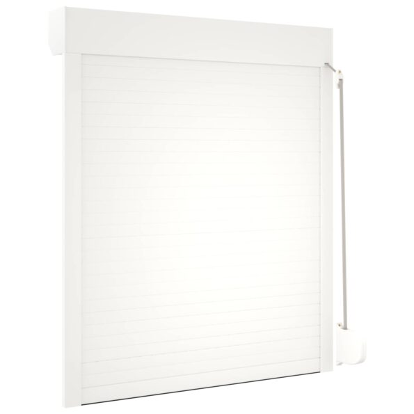 vidaXL Rolety Biely 100 x 130 cm Hliník a polyuretán – Obrázok 6