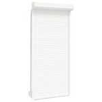 vidaXL Rolety Biely 100 x 210 cm Hliník a polyuretán – Obrázok 2