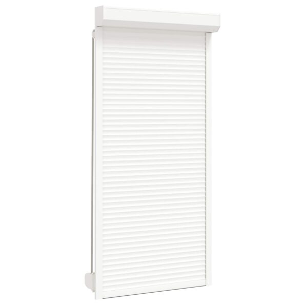 vidaXL Rolety Biely 100 x 210 cm Hliník a polyuretán – Obrázok 2
