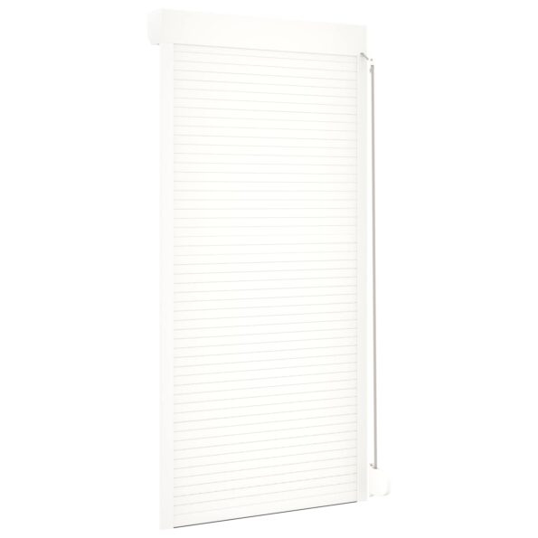 vidaXL Rolety Biely 100 x 210 cm Hliník a polyuretán – Obrázok 6