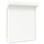 vidaXL Rolety Biely 110 x 130 cm Hliník a polyuretán – Obrázok 2