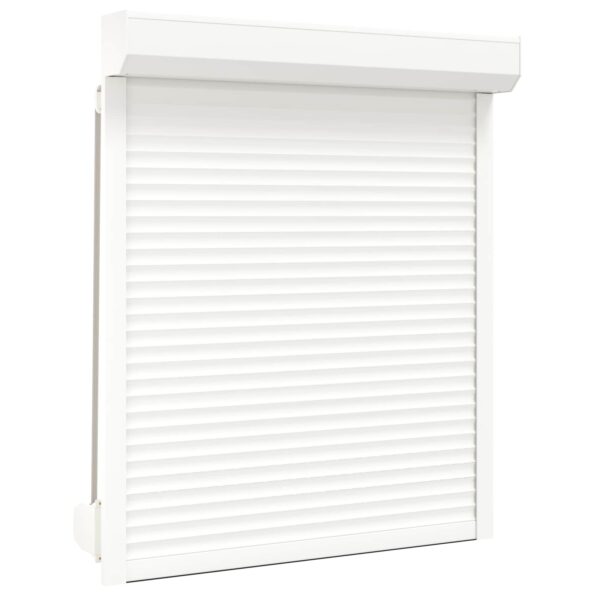 vidaXL Rolety Biely 110 x 130 cm Hliník a polyuretán – Obrázok 2