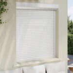 vidaXL Rolety Biely 110 x 130 cm Hliník a polyuretán – Obrázok 3