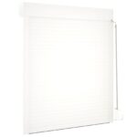 vidaXL Rolety Biely 110 x 130 cm Hliník a polyuretán – Obrázok 6