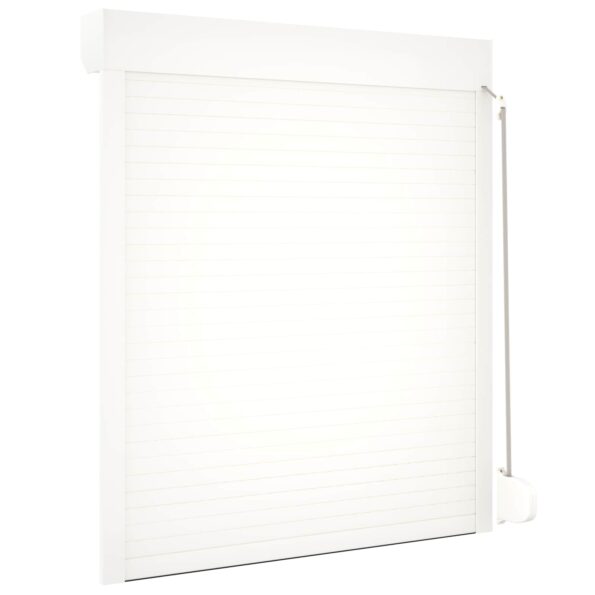 vidaXL Rolety Biely 110 x 130 cm Hliník a polyuretán – Obrázok 6