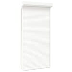 vidaXL Rolety Biely 110 x 220 cm Hliník a polyuretán – Obrázok 2