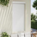 vidaXL Rolety Biely 110 x 220 cm Hliník a polyuretán – Obrázok 3