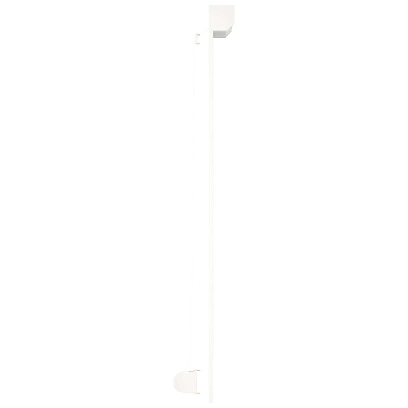 vidaXL Rolety Biely 110 x 220 cm Hliník a polyuretán – Obrázok 5