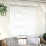 vidaXL Rolety Biely 130 x 140 cm Hliník a polyuretán