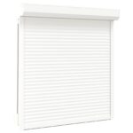 vidaXL Rolety Biely 130 x 140 cm Hliník a polyuretán – Obrázok 2