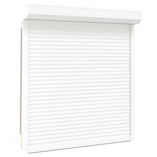 vidaXL Rolety Biely 130 x 140 cm Hliník a polyuretán – Obrázok 2