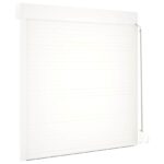 vidaXL Rolety Biely 130 x 140 cm Hliník a polyuretán – Obrázok 6