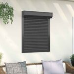 vidaXL Rolety Antracit 70 x 100 cm Hliník a polyuretán