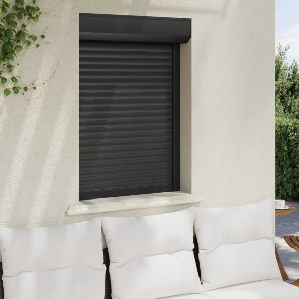 vidaXL Rolety Antracit 70 x 100 cm Hliník a polyuretán – Obrázok 3