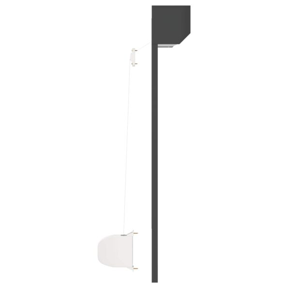 vidaXL Rolety Antracit 100 x 100 cm Hliník a polyuretán – Obrázok 5