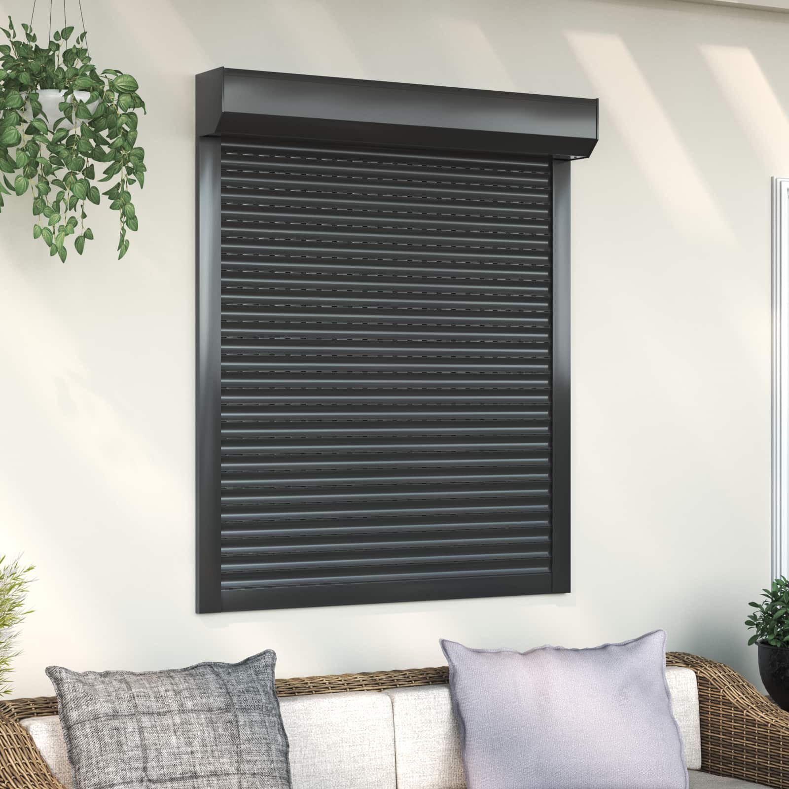 42047066_1.jpg vidaXL Rolety Antracit 100 x 120 cm Hliník a polyuretán – Obrázok 1