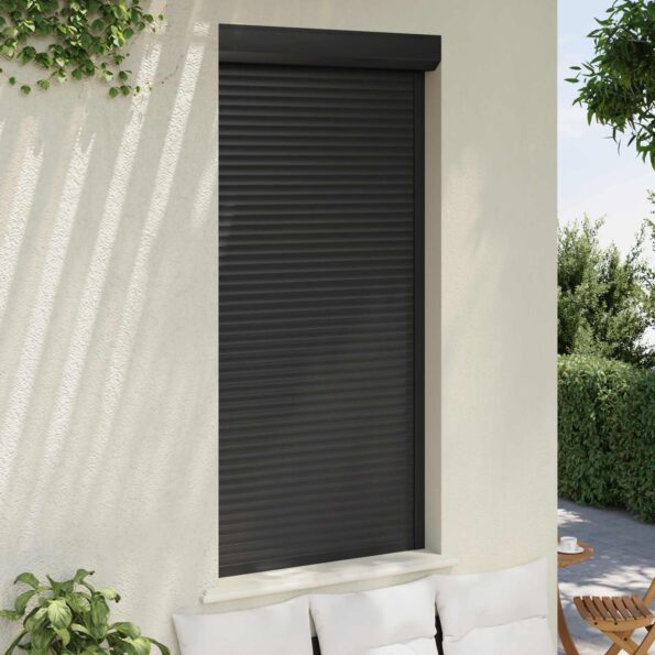 vidaXL Rolety Antracit 100 x 210 cm Hliník a polyuretán – Obrázok 3