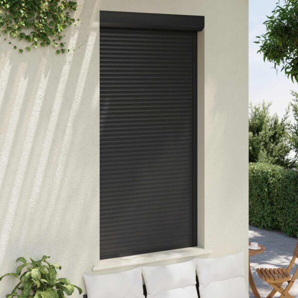 vidaXL Rolety Antracit 110 x 220 cm Hliník a polyuretán – Obrázok 3