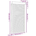 vidaXL Rolety Antracit 110 x 220 cm Hliník a polyuretán – Obrázok 7