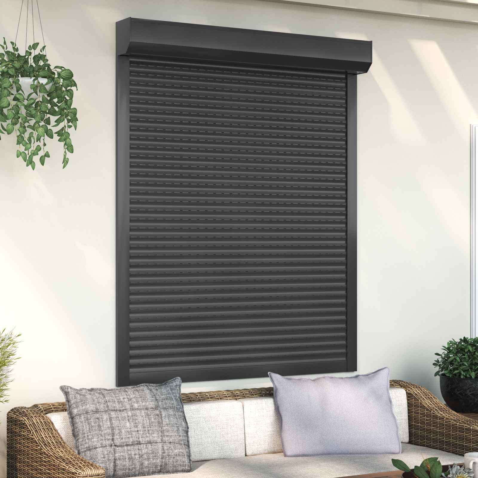 42047071_1.jpg vidaXL Rolety Antracit 120 x 150 cm Hliník a polyuretán – Obrázok 1