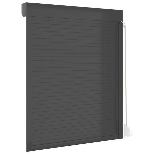 vidaXL Rolety Antracit 120 x 150 cm Hliník a polyuretán – Obrázok 6
