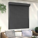 vidaXL Rolety Antracit 130 x 140 cm Hliník a polyuretán