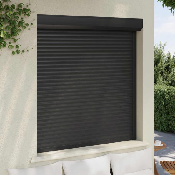 vidaXL Rolety Antracit 130 x 140 cm Hliník a polyuretán – Obrázok 3