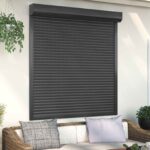vidaXL Rolety Antracit 140 x 150 cm Hliník a polyuretán