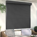 vidaXL Rolety Antracit 160 x 150 cm Hliník a polyuretán