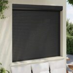 vidaXL Rolety Antracit 160 x 150 cm Hliník a polyuretán – Obrázok 3