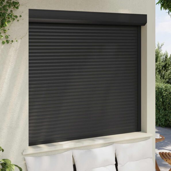 vidaXL Rolety Antracit 160 x 150 cm Hliník a polyuretán – Obrázok 3