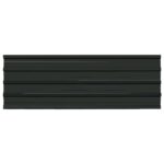 vidaXL Strešný panel 12 pcs Antracit 129 x 45 cm Pozinkovaná oceľ – Obrázok 2