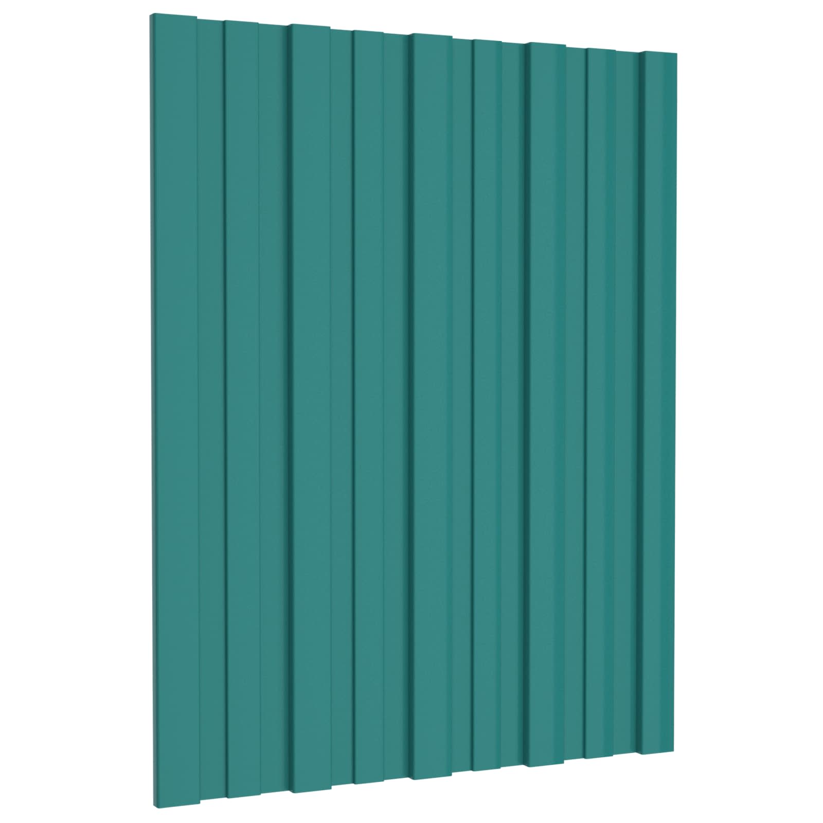 42047100_1.jpg vidaXL Strešný panel 12 pcs Zelená 60 x 45 cm Pozinkovaná oceľ – Obrázok 1
