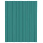 vidaXL Strešný panel 36 pcs Zelená 60 x 45 cm Pozinkovaná oceľ – Obrázok 3