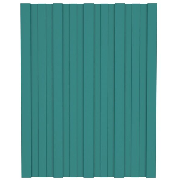 vidaXL Strešný panel 36 pcs Zelená 60 x 45 cm Pozinkovaná oceľ – Obrázok 3