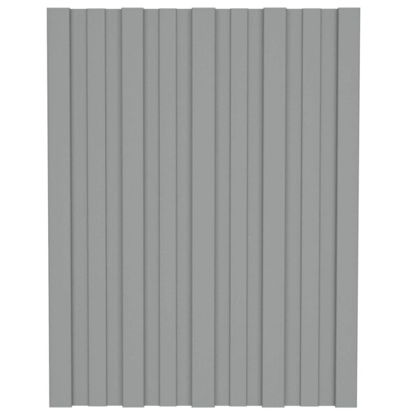 vidaXL Strešný panel 36 pcs Sivá 60 x 45 cm Pozinkovaná oceľ – Obrázok 3