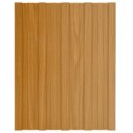 vidaXL Strešný panel 12 pcs Prírodná 60 x 45 cm Pozinkovaná oceľ – Obrázok 3