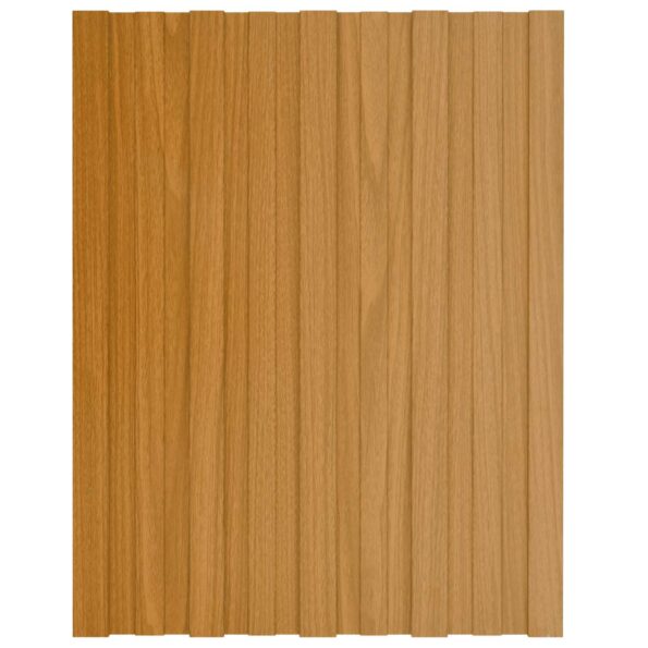 vidaXL Strešný panel 12 pcs Prírodná 60 x 45 cm Pozinkovaná oceľ – Obrázok 3