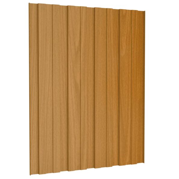 vidaXL Strešný panel 12 pcs Prírodná 60 x 45 cm Pozinkovaná oceľ – Obrázok 5