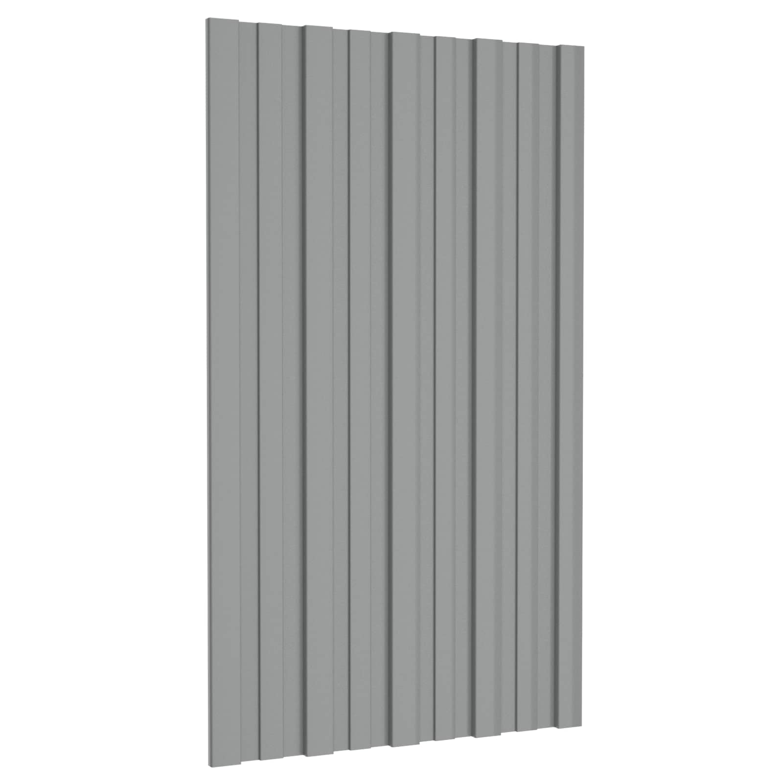 42047112_1.jpg vidaXL Strešný panel 36 pcs Sivá 80 x 45 cm Pozinkovaná oceľ – Obrázok 1