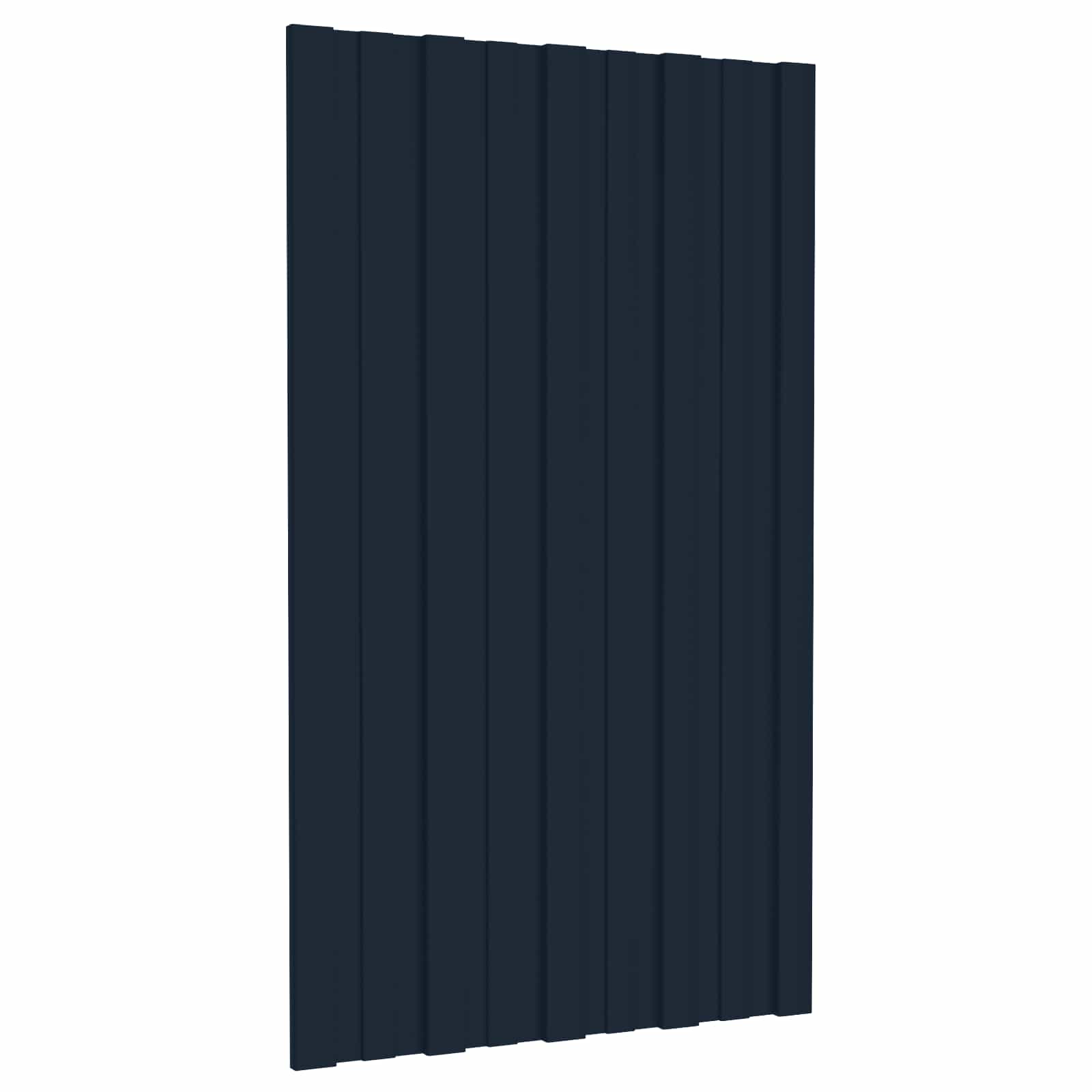 42047113_1.jpg vidaXL Strešný panel 12 pcs Antracitová 80 x 45 cm Pozinkovaná oceľ – Obrázok 1