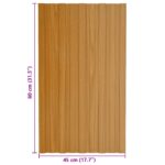 vidaXL Strešný panel 36 pcs Prírodná 80 x 45 cm Pozinkovaná oceľ – Obrázok 7