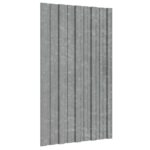 vidaXL Strešný panel 12 pcs Strieborná 80 x 45 cm Pozinkovaná oceľ